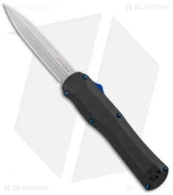 Benchmade 3400 Autocrat D/A OTF Automatic Knife Black G-10 (3.71" Satin)