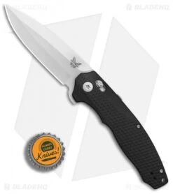 Benchmade 495 Vector AXIS-Assist Knife Black G-10 (3.6" Satin) -Benchmade Benchmade 495 Vector Black G10 satin BHQ 78757 er bottlecap