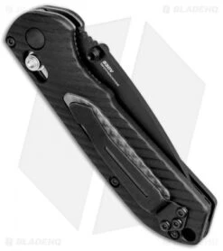 Benchmade Mini Freek AXIS Lock Knife Black/Gray (3" Black) 565BK -Benchmade Benchmade 565BK Mini Freek AXIS Lock Black Gray Black BHQ 78765 jr side