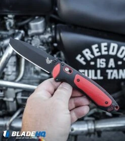 Benchmade 591BK Boost AXIS-Assist Knife Black/Red (3.43" Black) -Benchmade Benchmade 591BK Boost AXIS Assist Knife Black Red Black BHQ 97057 kp motorcycle web