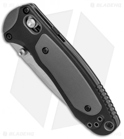 Benchmade 595S Mini Boost AXIS-Assist Knife Black/Gray (3.11" Satin Serr) 4 Benchmade 595S Mini Boost AXIS-Assist Knife Black/Gray (3.11" Satin Serr) - Image 2