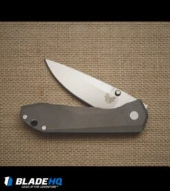 Benchmade 765 Mini Titanium Monolock Knife (3.24" Satin) -Benchmade Benchmade 765 mini ti monolock BHQ 33671 dl
