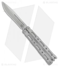 Benchmade 40 Benchmade 85 Bali-Song Butterfly Knife Integral Titanium (4.4" Stonewash)