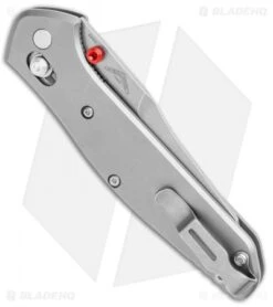 Benchmade 940 Osborne AXIS Lock Knife Titanium (3.4" Satin S90V) 940-2001 -Benchmade Benchmade 940 Osborne AXIS Lock Ti Satin 940 2001 BHQ 106722 jr side