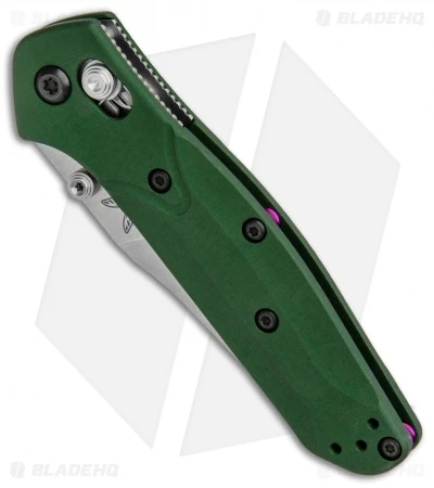 Benchmade 945 Mini Osborne AXIS Lock Knife Green (2.9" Satin) 4 Benchmade 945 Mini Osborne AXIS Lock Knife Green (2.9" Satin) - Image 2