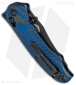 Benchmade Rift 950BK-1801 Limited Edition SHOT Show 2018 Knife CF/Blue G-10 -Benchmade Benchmade 950BK 1801 Rift Osborne Black BHQ 78787 jr side