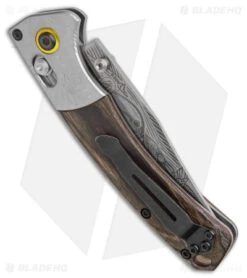 Benchmade LE Artist Series Mini Crooked River Duck AXIS Lock Knife (3.4" SW) -Benchmade Benchmade ARtist Series Mini Crooked River Knife Mallard Duck BHQ 174398 jr side