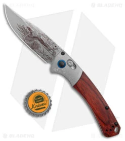 Benchmade Artist Series Mini Crooked River Pheasant AXIS Lock Knife (3.4" SW) -Benchmade Benchmade ARtist Series Mini Crooked River Knife Ringneck Pheasant BHQ 174399 jr bottlecap