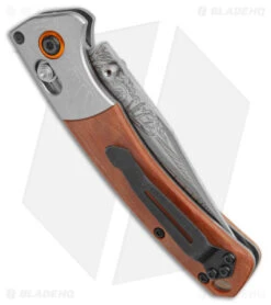 Benchmade LE Artist Series Mini Crooked River Deer AXIS Lock Knife (3.4" SW) -Benchmade Benchmade ARtist Series Mini Crooked River Knife Whitetail Deer BHQ 174397 jr side