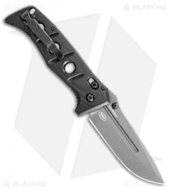 Benchmade Adamas AXIS Lock Knife Black G-10 (3.8" Gray) 275GY-1 -Benchmade Benchmade Adamas AXIS Lock Knife Black G 10 3.8 Gray 275GY 1 BHQ 118560 LS Back
