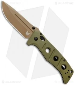 Benchmade Adamas AXIS Lock Knife Olive G-10 (3.8" FE) 275FE-2