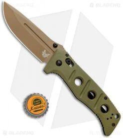 Benchmade Adamas AXIS Lock Knife Olive G-10 (3.8" FE) 275FE-2 -Benchmade Benchmade Adamas AXIS Lock Olive G 10 FDE 275FE 2 BHQ 118562 jr bottlecap