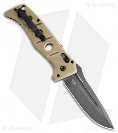 Benchmade Adamas Automatic Knife Desert Tan G-10 (3.8" Gray) 2750GY-3 4 Benchmade Adamas Automatic Knife Desert Tan G-10 (3.8" Gray) 2750GY-3 - Image 2