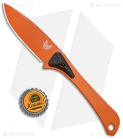 Benchmade Altitude Fixed Blade Knife Orange + Carbon Fiber (3" Orange) 15200ORG -Benchmade Benchmade Altitude Orange 15200ORG BHQ 78767 jr bottlecap