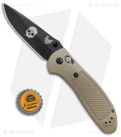 Benchmade American Sniper Griptilian AXIS Lock Knife Sand (3.45" Black) -Benchmade Benchmade American Sniper Griptilian AXIS Lock Sand Black 551BKSN AS BHQ 75450 jr bottlecap