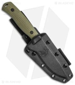 Benchmade Anonimus Fixed Blade Knife OD Green G-10 (5" Gray) 539GY -Benchmade Benchmade Anonimus Fixed Blade OD Green G 10 Gray BHQ 137233 jr sheath