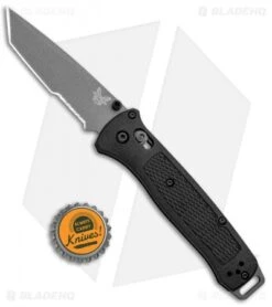 Benchmade Bailout AXIS Lock Knife Black Grivory (3.38" Gray Serr) 537SGY -Benchmade Benchmade Bailout AXIS Lock Black Grivory Gray Serr 537SGY BHQ 96361 jr bottlecap