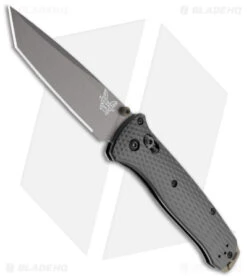 Benchmade Bailout AXIS Lock Knife Black Aluminum (3.4" Gray) 537GY-03