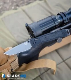 Benchmade Bailout AXIS Lock Knife Black Grivory (3.38" Gray) 537GY -Benchmade Benchmade Bailout AXIS Lock Knife Black Grivory Gray 537GY BHQ 96360 kp pew pew web