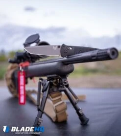 Benchmade Bailout AXIS Lock Knife Black Grivory (3.38" Gray) 537GY -Benchmade Benchmade Bailout AXIS Lock Knife Black Grivory Gray 537GY BHQ 96360 kp pew truck web