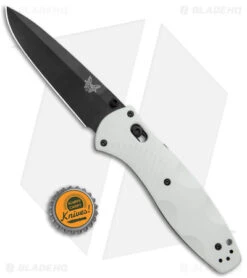 Benchmade Barrage Limited Edition AXIS-Assist Knife White FRN (3.25" Black S90V) -Benchmade Benchmade Barrage Limited Edition AXIS Assist Lock White FRN Black BHQ 175594 jr bottlecap
