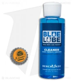 Benchmade Blue Lube Cleanser 4 Oz. Bottle -Benchmade Benchmade Blue Lube Cleanser 4 oz Bottle BHQ 3918 kp bottle cap