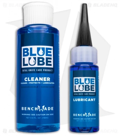 Benchmade Blue Lube Cleanser & Lubricant Bundle (4 Oz / 1.25 Oz) 3 Benchmade Blue Lube Cleanser & Lubricant Bundle (4 Oz / 1.25 Oz)