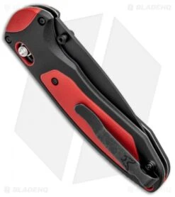 Benchmade 591BK Boost AXIS-Assist Knife Black/Red (3.43" Black) -Benchmade Benchmade Boost AXIS Assist Black Red Black 591BK BHQ 97057 jr side