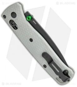 Benchmade Bugout Gray G-10 AXIS Lock Knife (3.2" Black 20CV) 535BK-2002 -Benchmade Benchmade Bugout AXIS Lock Gray G 10 Black BHQ 114144 jr side