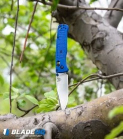Benchmade Bugout AXIS Lock Pocket Knife Blue (3.24" Satin) 535 -Benchmade Benchmade Bugout AXIS Lock Knife Blue Satin 535 BHQ 74149 kp tree web