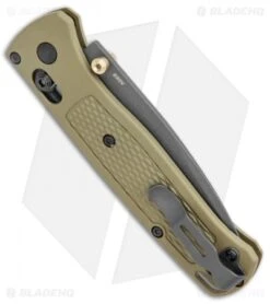 Benchmade Bugout AXIS Lock Knife Ranger Green (3.24" Gray) 535GRY-1 -Benchmade Benchmade Bugout AXIS Lock Ranger Green Gray 535GRY 1 BHQ 83828 jr side