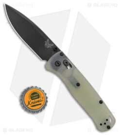 Benchmade Bugout Limited Edition AXIS Lock Knife Jade G-10 (3.25" Black M4) -Benchmade Benchmade Bugout Jade G 10 AXIS Lock Black BHQ 174371 jr bottlecap