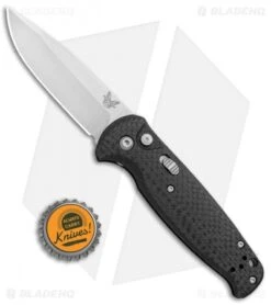 Benchmade CLA Limited Edition Automatic Knife Carbon Fiber(3.3" Satin) 4300-1801 -Benchmade Benchmade CLA Limited Edition Auto CF Satin 4300 1801 BHQ 91085 jr bottlecap