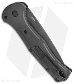 Benchmade Claymore Automatic Knife Black Grivory (3.6" Black) 9070BK -Benchmade Benchmade Claymore AutoBlack Grivory Black 9070BK BHQ 137239 jr side