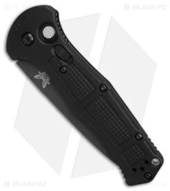 Benchmade Claymore Tanto Automatic Knife Black Grivory (3.6" Black) 9071BK -Benchmade Benchmade Claymore Tanto AK Black Grivory 3in Black BHQ 179555 td spine