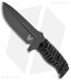 Benchmade Fixed Adamas Fixed Blade Knife Black (4.2" Black) 375BK-1 10 Benchmade Fixed Adamas Fixed Blade Knife Black (4.2" Black) 375BK-1 -Benchmade Benchmade Fixed Adamas Black Paracord Black BHQ 118579 jr