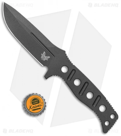 Benchmade Fixed Adamas Fixed Blade Knife Black (4.2" Black) 375BK-1 7 Benchmade Fixed Adamas Fixed Blade Knife Black (4.2" Black) 375BK-1 - Image 5