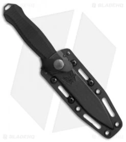 Benchmade Fixed Infidel Knife Black Aluminum (4.5" Black) 133BK -Benchmade Benchmade Fixed Infidel black aluminum black BHQ 78785 er sheath