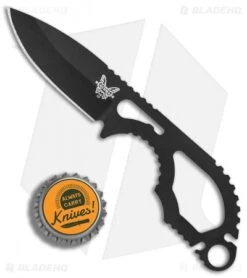 Benchmade Follow-Up Fixed Blade Knife Black (2.6" Black) 101BK -Benchmade Benchmade Follow Up Black Black BHQ 78786 er bottlecap