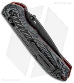Benchmade Freek AXIS Lock Folding Knife Black/Red G-10 M4 (3.6" Serr) 560SBK-1 -Benchmade Benchmade Freek AXIS Lock Black Red G 10 Serr 560SBK 1 BHQ 92608 jr side