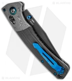 Benchmade Gold Class Crooked River AXIS Lock Knife Carbon Fiber (4" Black DLC) -Benchmade Benchmade Gold Class Crooked River AXIS Lock CF Black DLC 15080BK 191 BHQ 101624 jr side