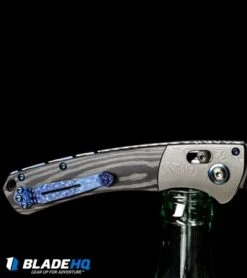 Benchmade Gold Class Crooked River AXIS Lock Knife Carbon Fiber (4" Black DLC) -Benchmade Benchmade Gold Class Crooked River AXIS Lock Knife Carbon Fiber Black DLC BHQ 101624 kp black bottle open web