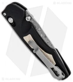 Benchmade Gold Class Emissary Spring Assisted Axis Knife (3" Damasteel) 470-131 -Benchmade Benchmade Gold Class Emissary SA Axis Damasteel 470 131 BHQ 15144 jr side