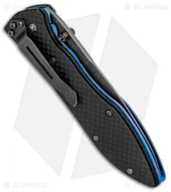 Benchmade Gold Class Sentinal LLK Liner Lock Knife (3.75" Damascus) 875-101 -Benchmade Benchmade Gold Class Sentinal LLK LL Damascus 875 101 BHQ 7730 jr side