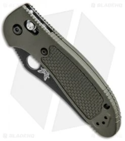 Benchmade Griptilian AXIS Lock Knife OD Green (3.45" Black) 550BKOD-S30V -Benchmade Benchmade Griptilian AXIS Lock Olive Drab Black 550BKOD BHQ 93011 jr spine