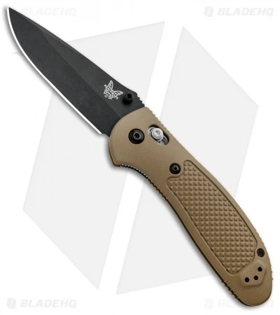 Benchmade Griptilian AXIS Lock Knife Sand (3.45" Black) 551BKSN-S30V 3 Benchmade Griptilian AXIS Lock Knife Sand (3.45" Black) 551BKSN-S30V