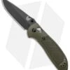 Benchmade Griptilian AXIS Lock Knife Olive Drab (3.45" Black) D2 -Benchmade Benchmade Griptilian Manual Axis Lock D2 OD Green Black 551BKODD2 BHQ 5370 jr