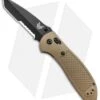 Benchmade Griptilian Tanto Knife Sand (3.45" Black Serr) 553SBKSN-154CM -Benchmade Benchmade Griptilian Tanto AXIS Lock Sand Black Serr 553SBKSN S30V BHQ 0673 jr 1