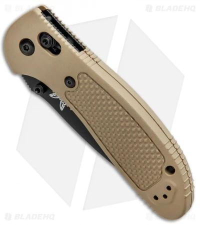 Benchmade Griptilian Tanto AXIS Lock Knife Sand (3.45" Black Serr) 553SBKSN-S30V 4 Benchmade Griptilian Tanto AXIS Lock Knife Sand (3.45" Black Serr) 553SBKSN-S30V - Image 2