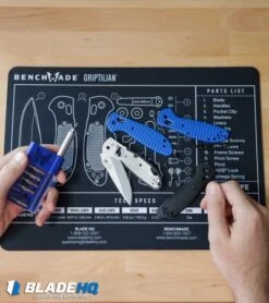 Benchmade Griptilian AXIS Lock Knife Black (3.45" Satin) 551-S30V -Benchmade Benchmade Griptilian shop mat BHQ kp desk top web